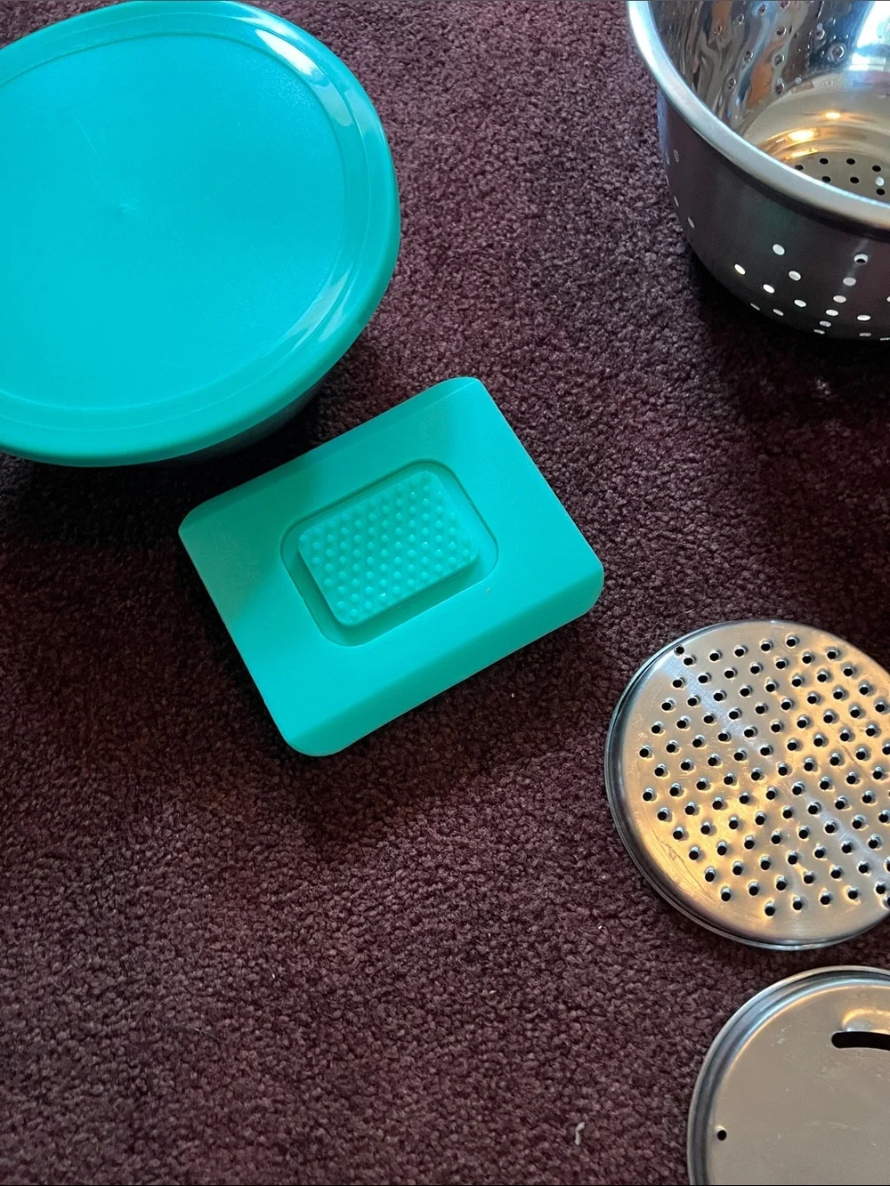 Turquoise Kitchen Storage and Prep Set with Lids